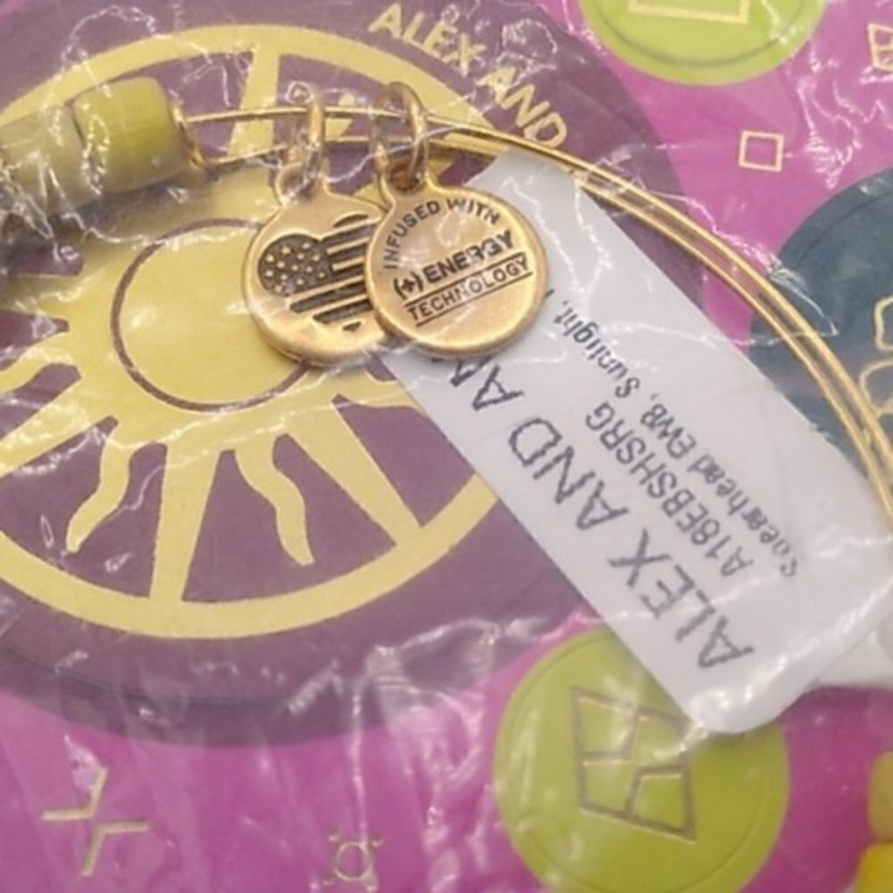 NEW Alex and Ani Spearhead Sunlight Bangle - Picture 8 of 9